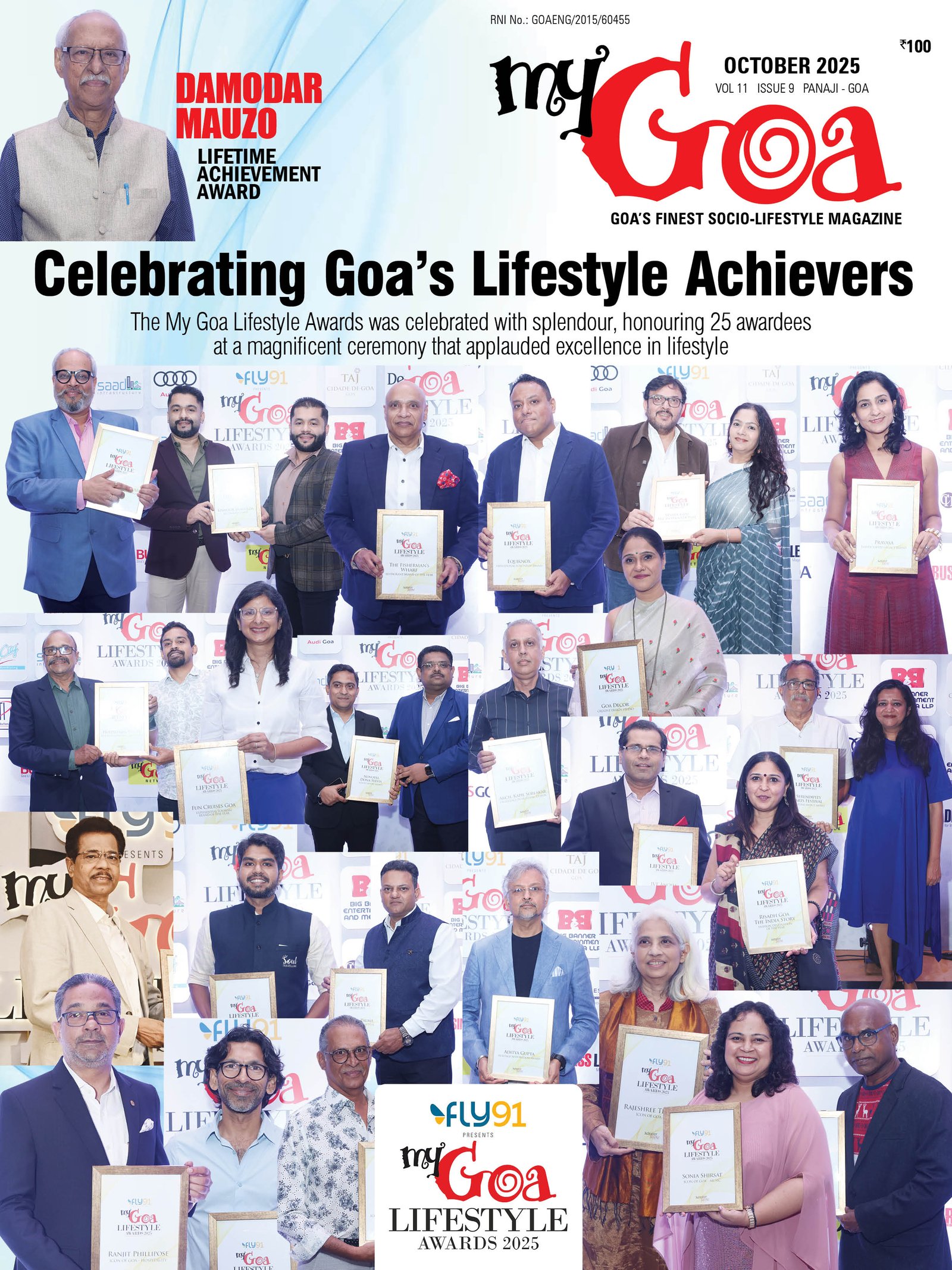 October 2025 Issue — Celebrating Goa's Lifestyle Achievers